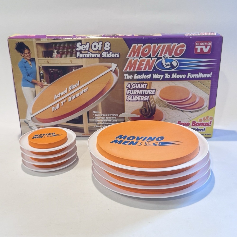 Moving Men As Seen on TV Easiest Way to Move Furniture 4 Lg 4 Sm IOB